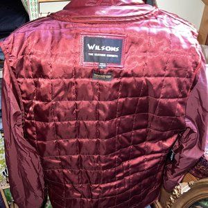 Maroon Wilsons Leather jacket